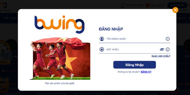 Hướng dẫn cách thức đăng nhập tài khoản Bwing đơn giản