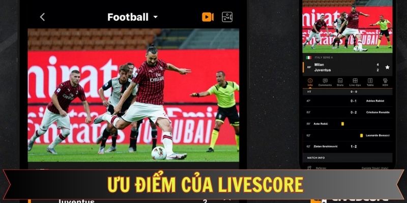 Sức hút tuyệt vời mà Livescore Bwing có được